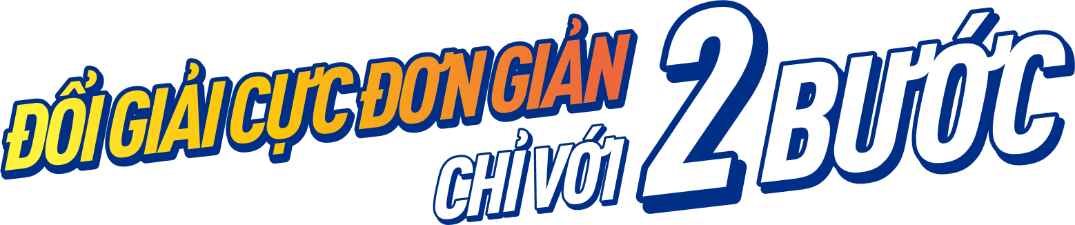 Đổi giải cực đơn giản với 2 bước